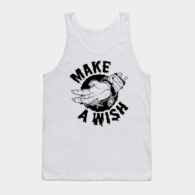 Make a Wish (black) Tank Top by Spazzy Newton